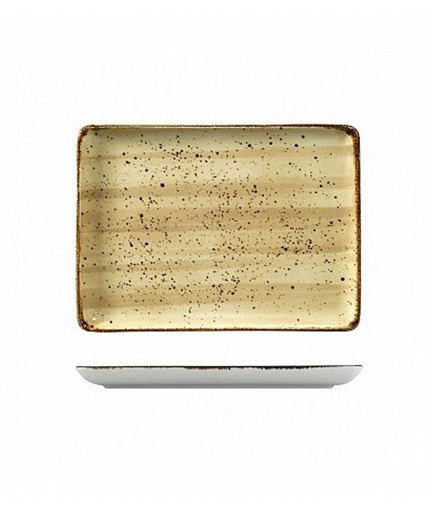Блюдо прямоугольное без борта 180*130 мм Corendon Beige